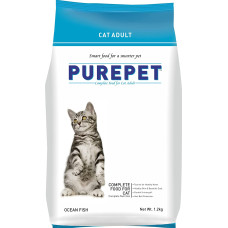 Purepet Ocean Fish Adult Dry Cat Food, 1.2kg Purepet Ocean Fish Adult Dry Cat Food, 1.2kg
