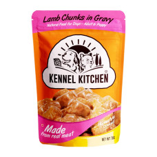 Kennel Kitchen Puppy and Adult Wet Dog Food Lamb Chunks in Gravy, 70g (Pack of 12) Kennel Kitchen Puppy and Adult Wet Dog Food Lamb Chunks in Gravy, 70g (Pack of 12)