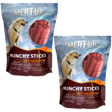 Meat Up Munchy Sticks, Mutton Flavour, Dog Treats, 400g (Buy 1 Get 1 Free) Meat Up Munchy Sticks, Mutton Flavour, Dog Treats, 400g (Buy 1 Get 1 Free)