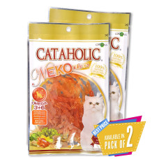 Rena Cataholic Neko Chicken Jerky Sliced Cat Treat (30 g) Pack of 2 Rena Cataholic Neko Chicken Jerky Sliced Cat Treat (30 g) Pack of 2